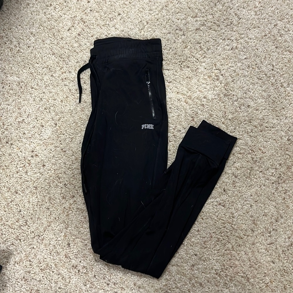 PINK black ultimate joggers size xs